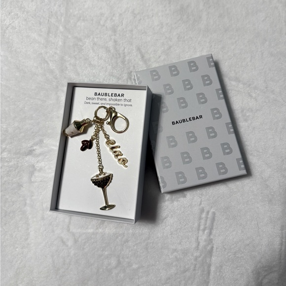 BaubleBar Coffee-tini Charm Keychain - Picture 2 of 2